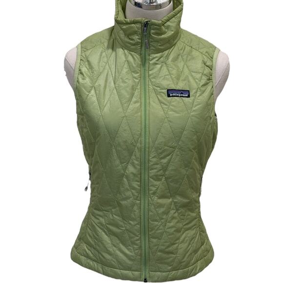 Patagonia Nano Puff Vest in Light Green - Picture 2 of 6